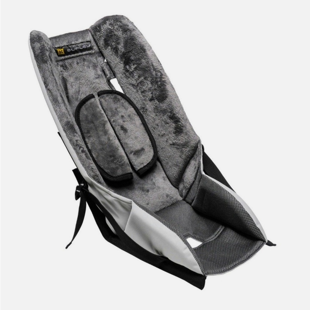 Grey Plush Infant Seat Liner - Cozy Replacement Insert